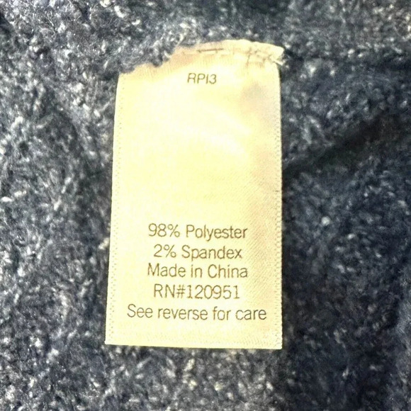 NWT SO GOODS FOR LIFE Juniors Long Sleeve V-Neck Pullover Blue Sweater Size XXL - Picture 12 of 12